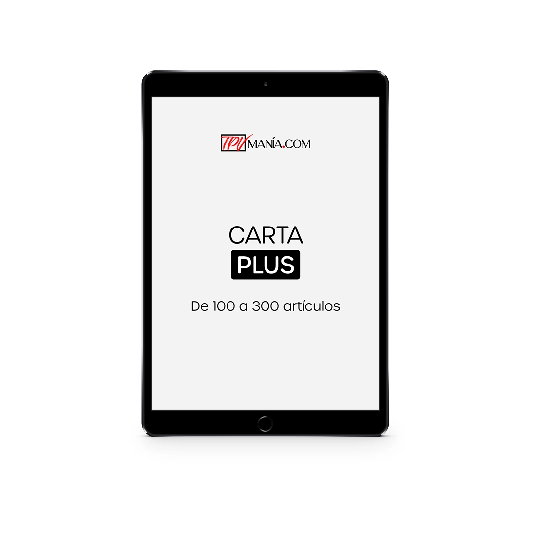 creacion de carta plus